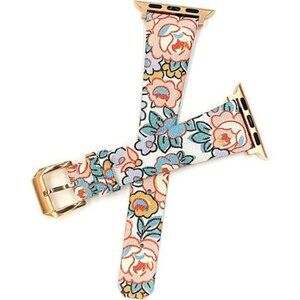 NEW Floral Leather Stylish Apple Watch Band